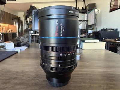 Sirui 50MM T2.9 Full Frame 1.6X Anamorphic Sony E- Mount Perfect Condition