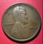 1913S US LINCOLN Cent! "San Francisco" Mint! Lower Mintage! VG Details! Old Coin