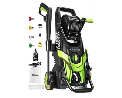 #ad 4500 PSI 3.2 GPM Electric Pressure Washer 4 Quick Connect Nozzles Foam Cannon $199.99