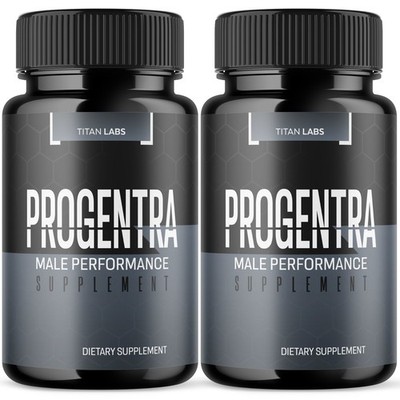 (2 Pack) Progentra Advanced Male Support Max Supplement Pro Gentra 120 Capsules
