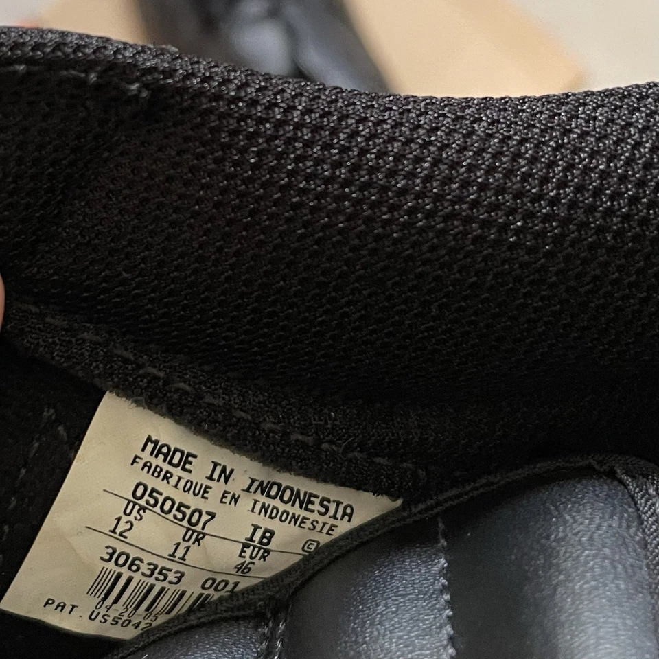 Nike Air Force 1 Low Black (2005) 306353-001 Men’s 12 - Image 4 of 4