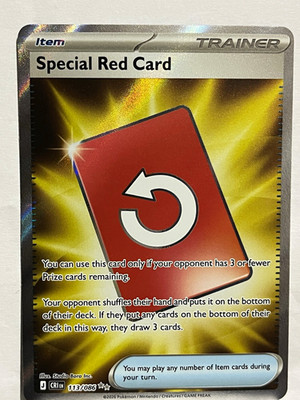 Pokémon TCG Special Red Card 113/086 - Holo Trainer-Item