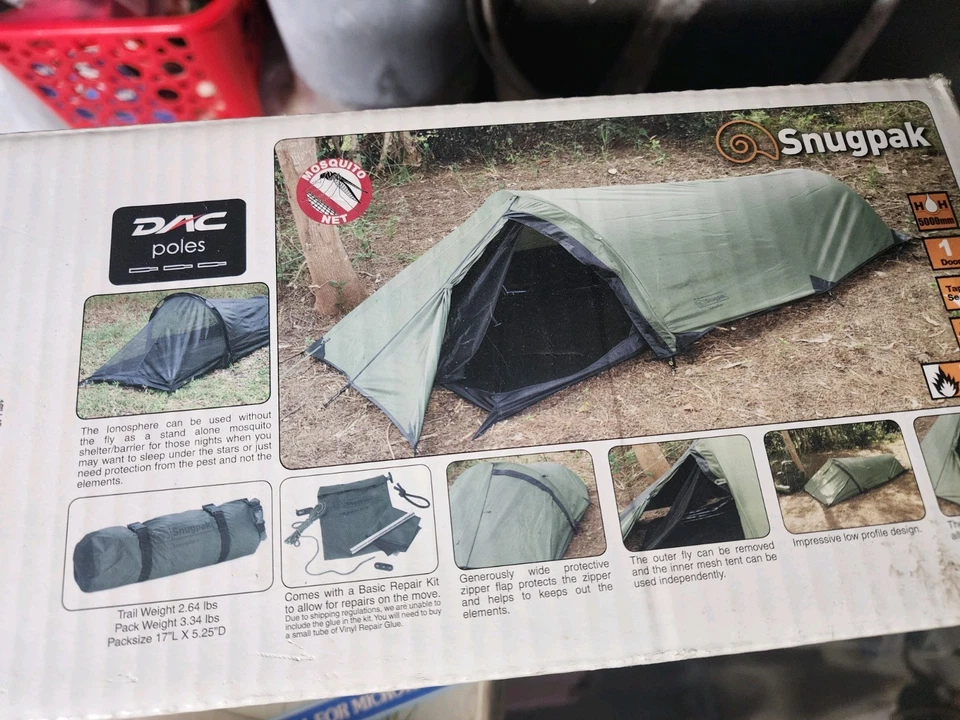 Snugpak Ionosphere 1-Person Tent - Green (92850) - Image 3 of 4