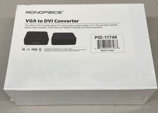 Monoprice DVI-A Dual Link Male to HD15 VGA Female Adapter Gold Plated