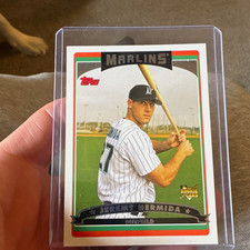 Topps 2006 Topps Jeremy Hermida Rookie #640 Florida Marlins Baseball Card. rookie card picture