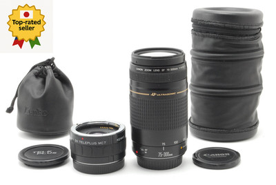 [NEAR MINT] Canon EF 75-300mm F4-5.6 USM Zoom Lens + Bonus From JAPAN