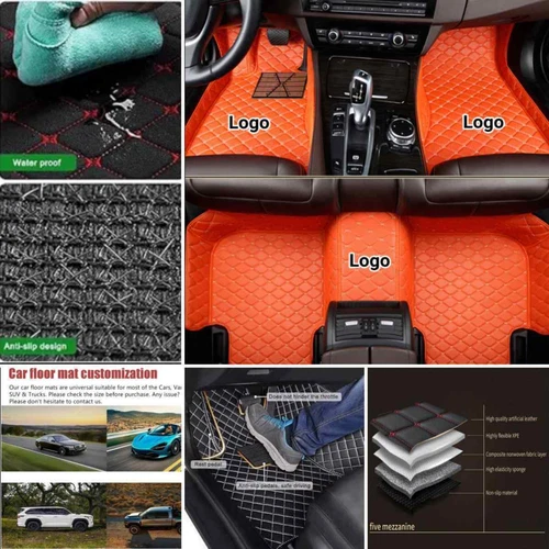For Dodge Durango 2004-2024 Car Floor Mats Custom Carpets Waterproof All Models - Picture 9 of 35