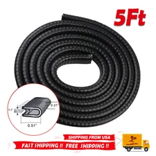 60'' Car Door trunk Edge Anti Noise & Water - Pinch Weld Rubber Seal Strip Trim