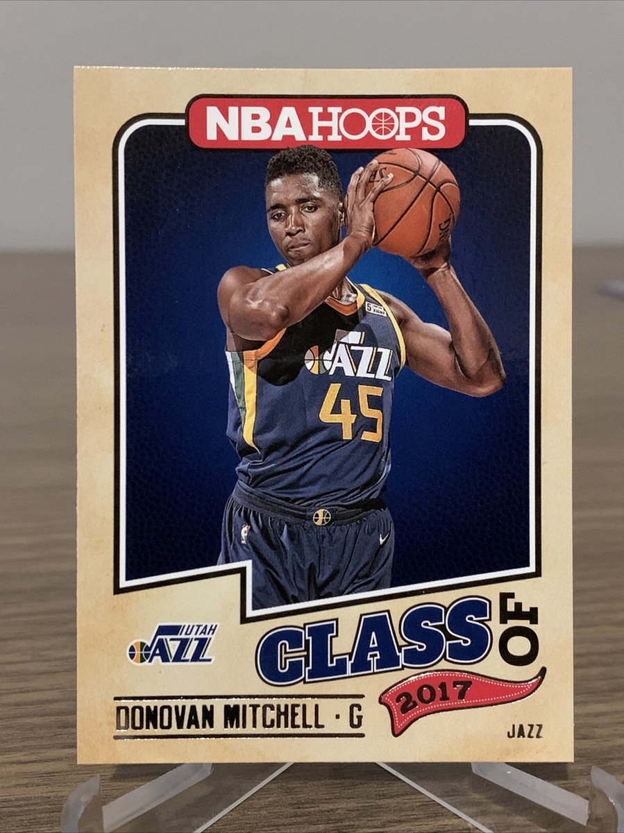 2017-18 NBA Hoops Class of 2017 #13 Donovan Mitchell Utah Jazz