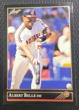 1992 Leaf Series 2 Gold Edition ALBERT BELLE Cleveland Indians MLB Baseball #350