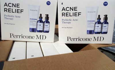 PERRICONE MD - ACNE RELIEF - PREBIOTIC ACNE THERAPY - 90 DAY REGIMEN (LOT OF 6)