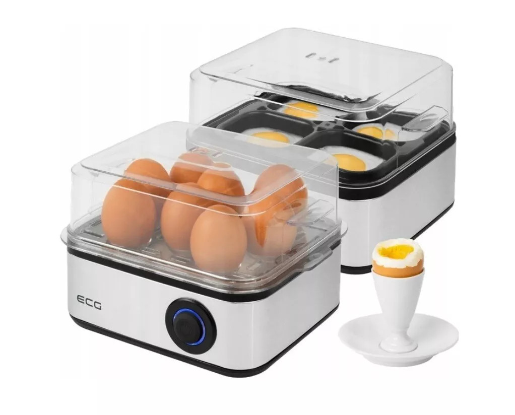 Electric Egg Cooker Hard Boiled ECG Poacher Steamer Cooking Home Kitchen  Tool EU