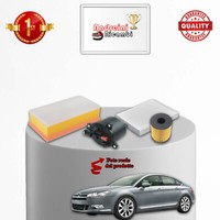 Set Service 4 Filter Citroen C5 II 2.2 HDI 125KW 170CV Von 2008->