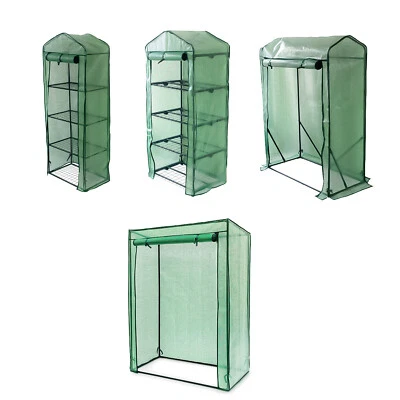 Weatherproof 4-Tier Greenhouse, Slanted and Gable Tomato Greenhouse for plants