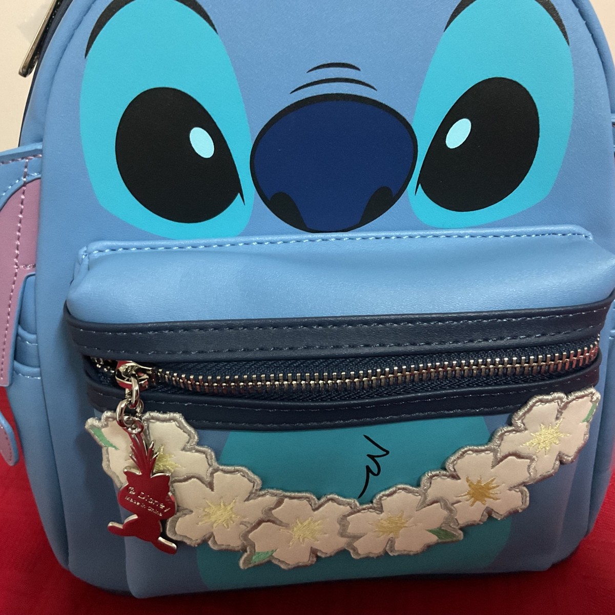 NWT Loungefly Disney Lilo & Stitch Figural Stitch with Lei Mini Backpack Loungefly Disney Lilo & Stitch Figural Stitch | Mercari main image 2