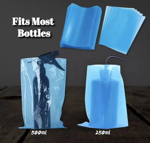 EMALLA Tattoo Wash Bottle Bags Covers Sleeves 250 pcs ~ New Sealed image 3
