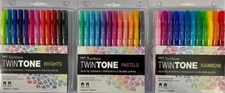 Tombow TWINTONE Dual Tip Marker Set ~ 12 Pack ~ YOU CHOOSE!