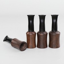 Boquilla de cigarros de madera de ébano para hombres y mujeres portátil de 4 tamaños