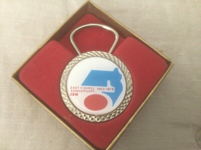 Vintage 1973 IBM Key Ring - NEW IN BOX