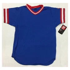 Wilson A4795 Royal V-Neck Throwback Jersey Youth (RSWS)