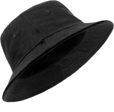 Zylioo Oversize XXL 100% Cotton Bucket XX-Large, Double-sided Black 