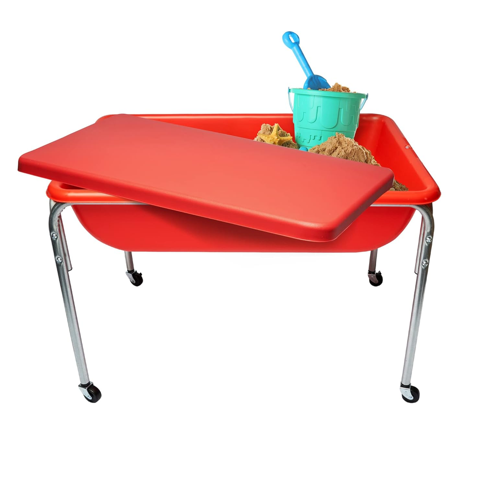 Children'S Factory 24" Large Sensory Table, Sandbox with Lid, Water