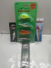 Fishing Lure Lot Cotton Cordell MirrOlure East Fork Crankbait Lipless Popper 7pc