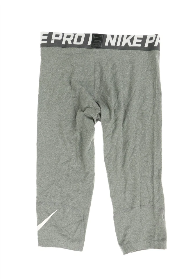 Nike 242083 Kids Boys Pro 3/4 Tight Base Layer Bottom Gray Size Medium - Image 2 of 2