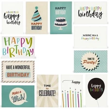 Best Paper Greetings 120 Pack 4x6-inch Happy Birthday Cards with Envelopes - ...