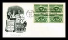 Dr Jim Stamps 3C First Elected Governor Puerto Rico Block First Day Artmaster