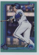 2025 Chrome NPB Nippon Professional Baseball Aqua Refractor /199 Shugo Maki 0sk9