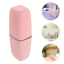  2 PCS Toothbrush and Toothpaste Travel Case Holder for Portable Cover