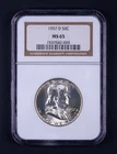 1957-D Franklin Half Dollar 50C NGC MS65 WB005