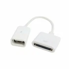 Docking 30pin Female To USB Female Data Charge Cable for Iphone Ipad 10cm