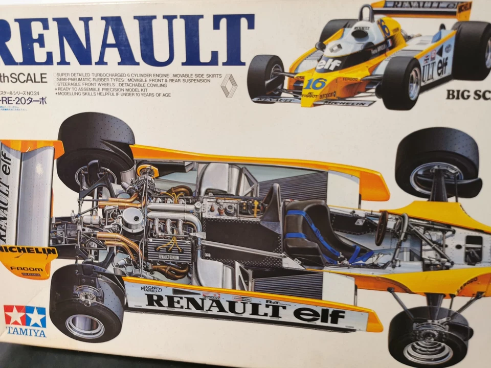 Tamiya 1/12 Renault RE 20 Turbo 1980 Tamiya No. 12026 1:12 1/12 - Immagine 2 di 4