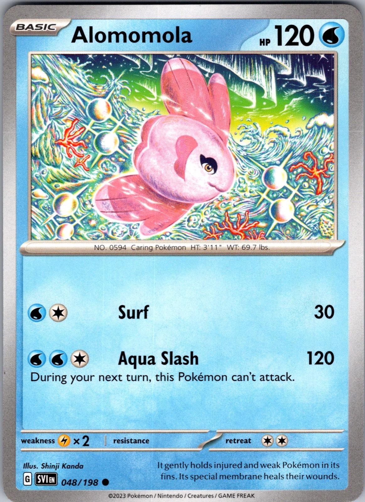 Alomomola Scarlet & Violet 048/198 Common Pokemon Near Mint