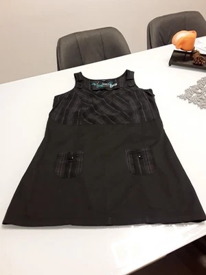 Cecil 👗 TRÄGERKLEID🎀 L 40 SCHWARZ ☻ GRAU TUNIKA💕Longbluse💕 - Bild 1 von 4