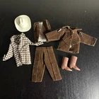 Vintage 1970s KEN Clone Barbie Doll Brown Velvet Western Style Clothes Outfit