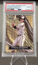 2024 Topps Chrome Black - Gunner Henderson Superfractor 1/1 - Orioles