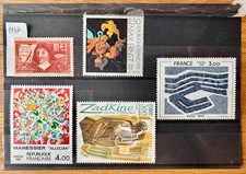  France Art Stamps 1980, 1981, 1991 + Descartes 1937 Unmounted Mint MNH