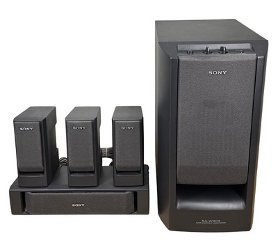 SONY SA-W303 35W Active Super Subwoofer & 3 SS-V130 & 1 SS-CN130