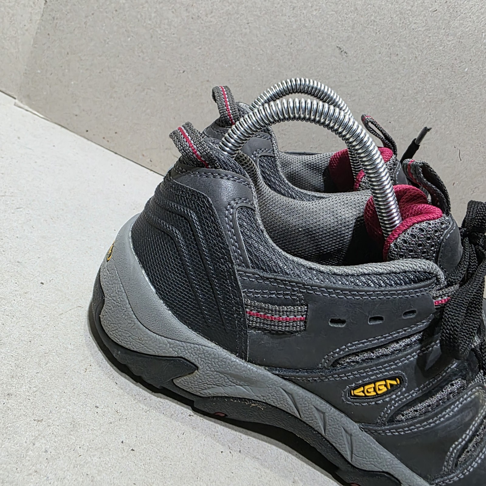 SCARPE DA CAMPEGGIO KEEN OAKRIDGE DONNA SINTETICHE ESCURSIONISMO GRIGIO UK5.5 EU38.5