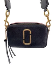 MARC JACOBS Shoulder Bag Leather BLK m0012007