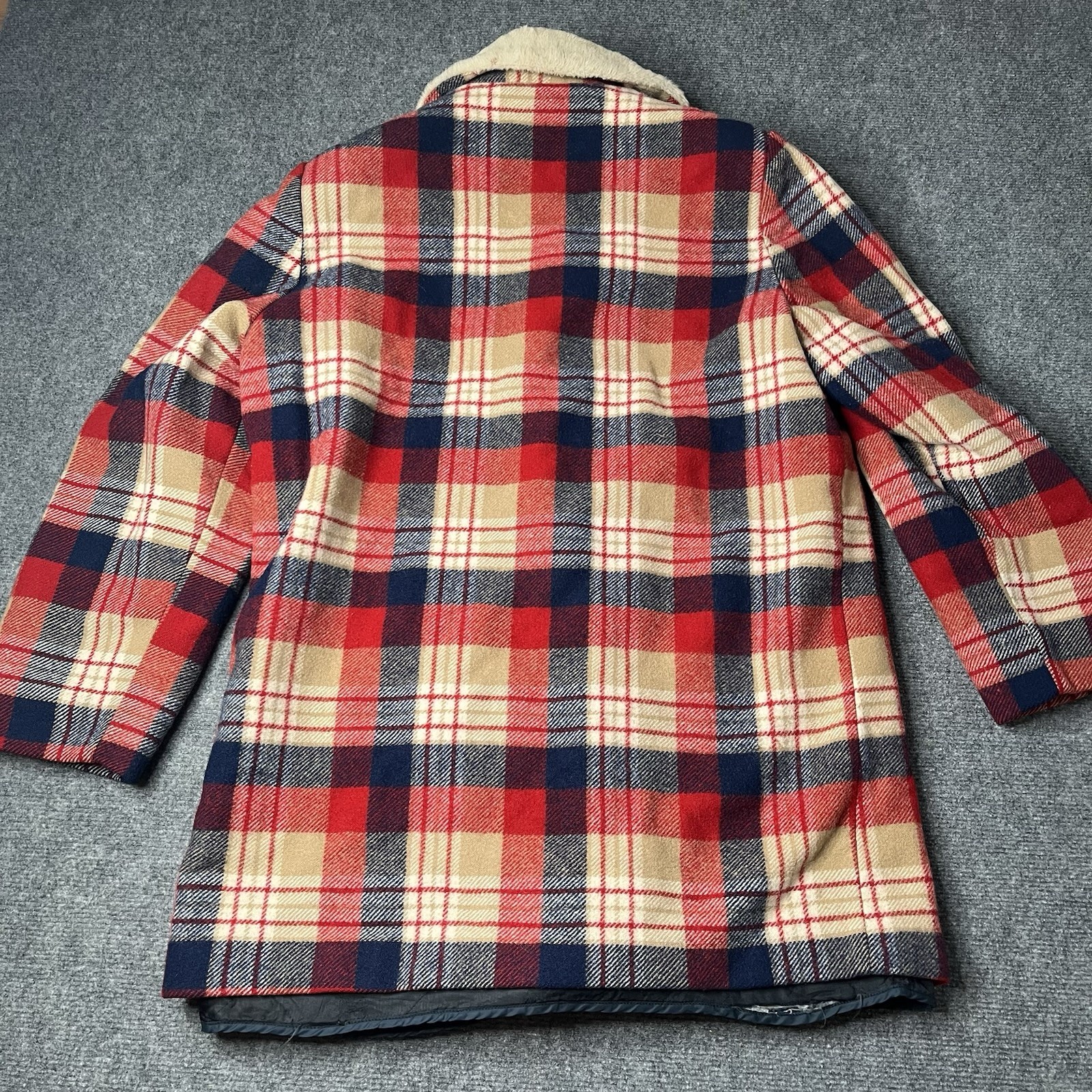 vtg Pendleton Jacket wool Lumberjack Flannel Mens… - image 2