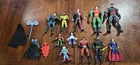 Vintage 1990's Kenner Batman Action Figure Lot Of 13 DC Comics And One Superman