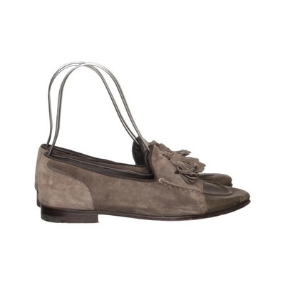Alberto Fasciani, Loafers, Größe: 38, Leder, Grau, Damen #Mqf