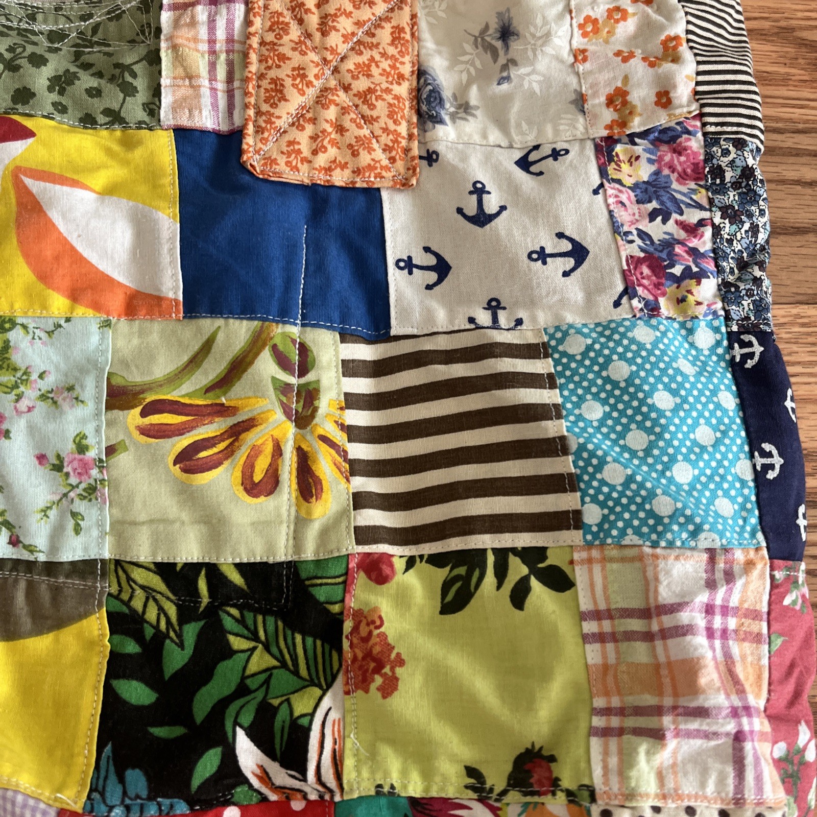 Patchwork Quilted Tote Bag Boho - image 4