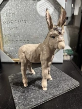 Kay Finch 10” Beige Western Prospector’s Burro