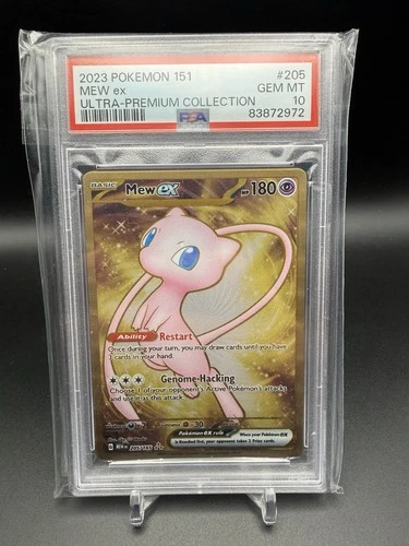 2023 Pokemon 151 Ultra Premium Collection Mew EX Metal #205/165 PSA 10 GEM MINT