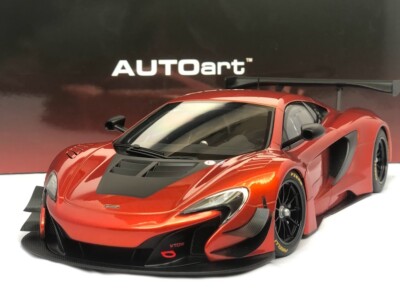 McLaren 650S GT3 - Metallic Volcano Orange - 1/18 Diecast Model Car Autoart | eBay